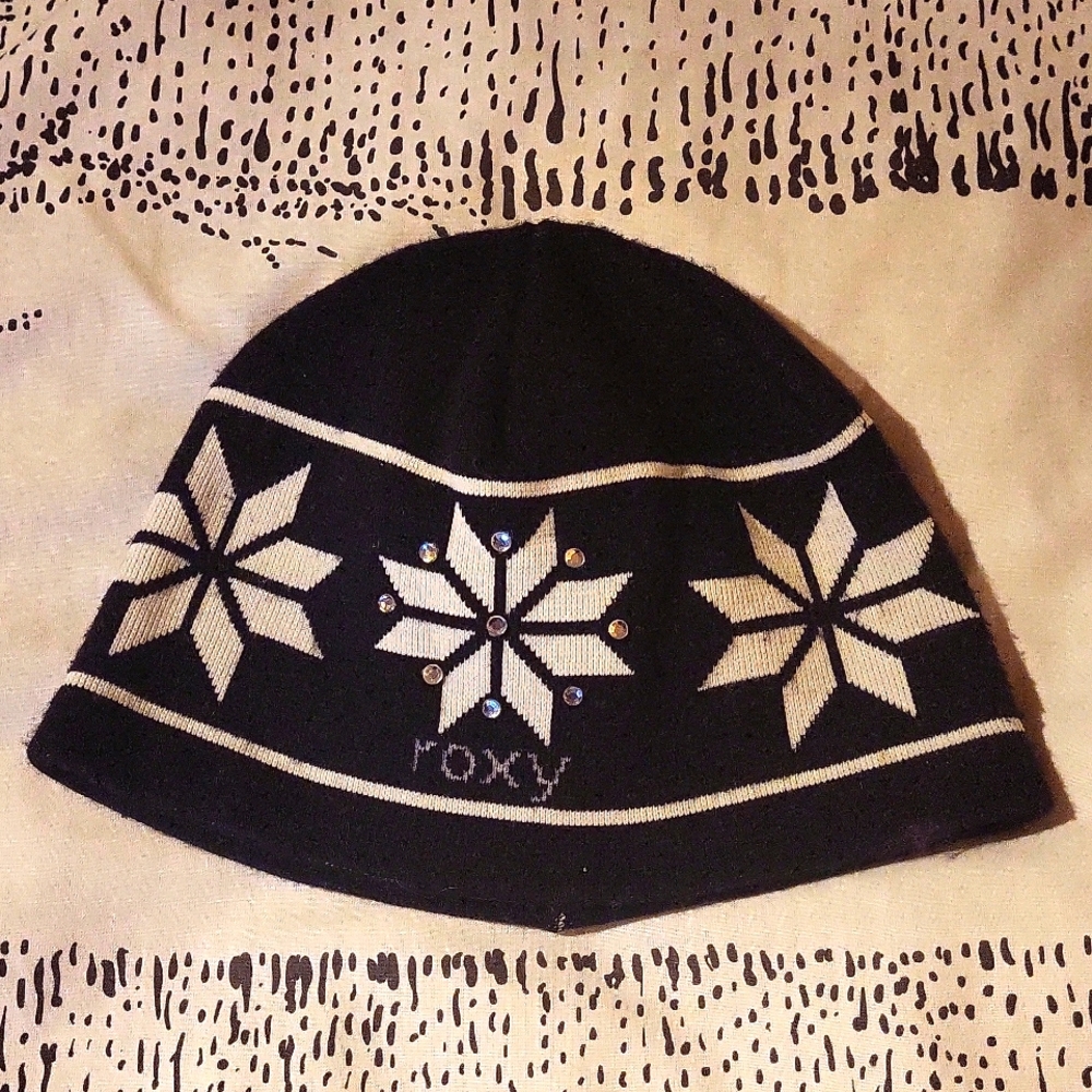 Vintage Roxy Knit  Hat Beanie